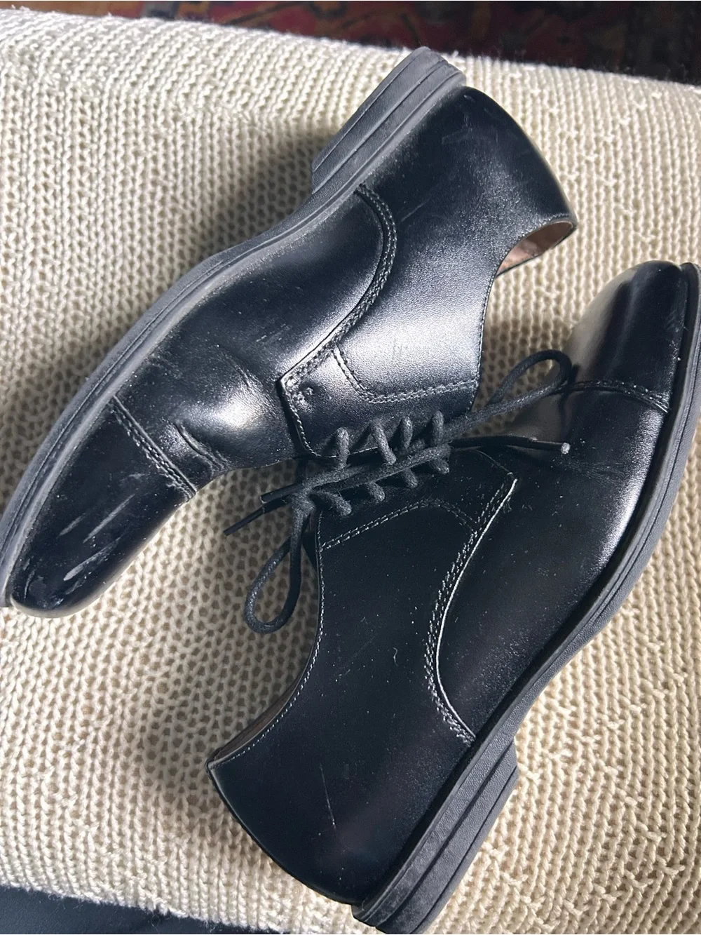 Florsheim polished black